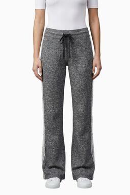 Laila Jayde Wide Leg Pants Gray Stardust Drawstring Women Medium NWT
